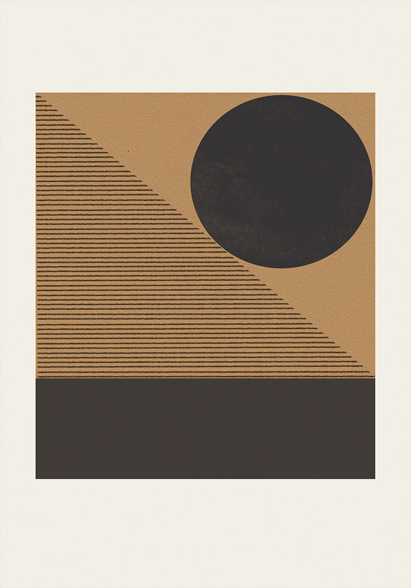 Geometric Eclipse Poster