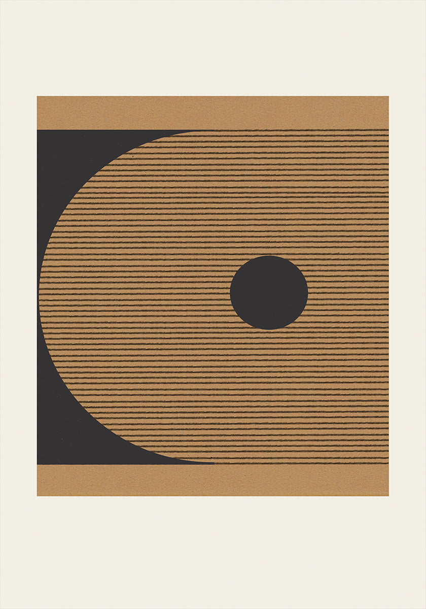Geometric Eclipse Poster