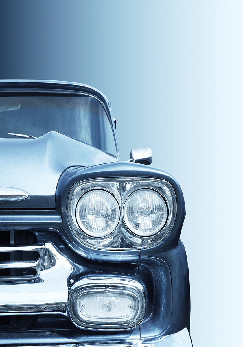 American classic car Pickup Apache 1958 Poster