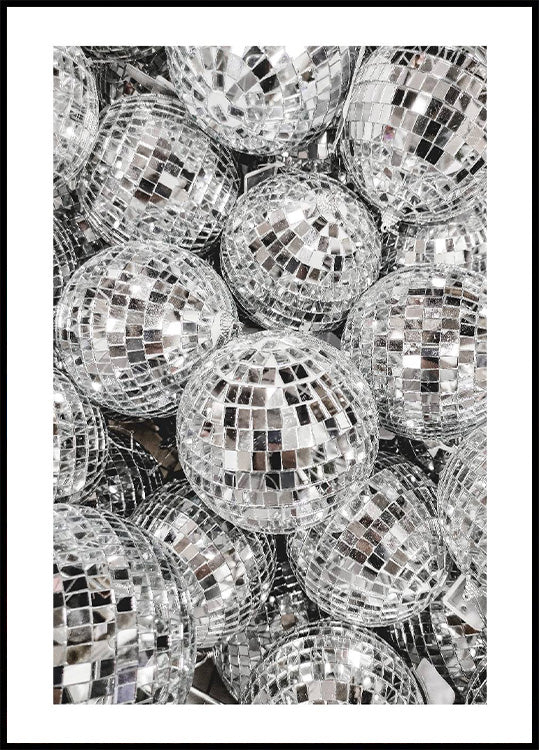 Funky Disco Ball 70s Poster - Posterbox.no