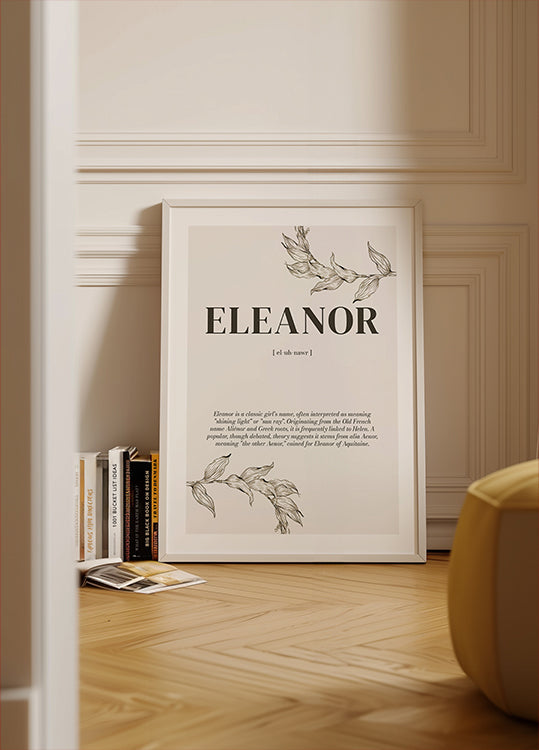 Name Meaning Personal Poster - Posterbox