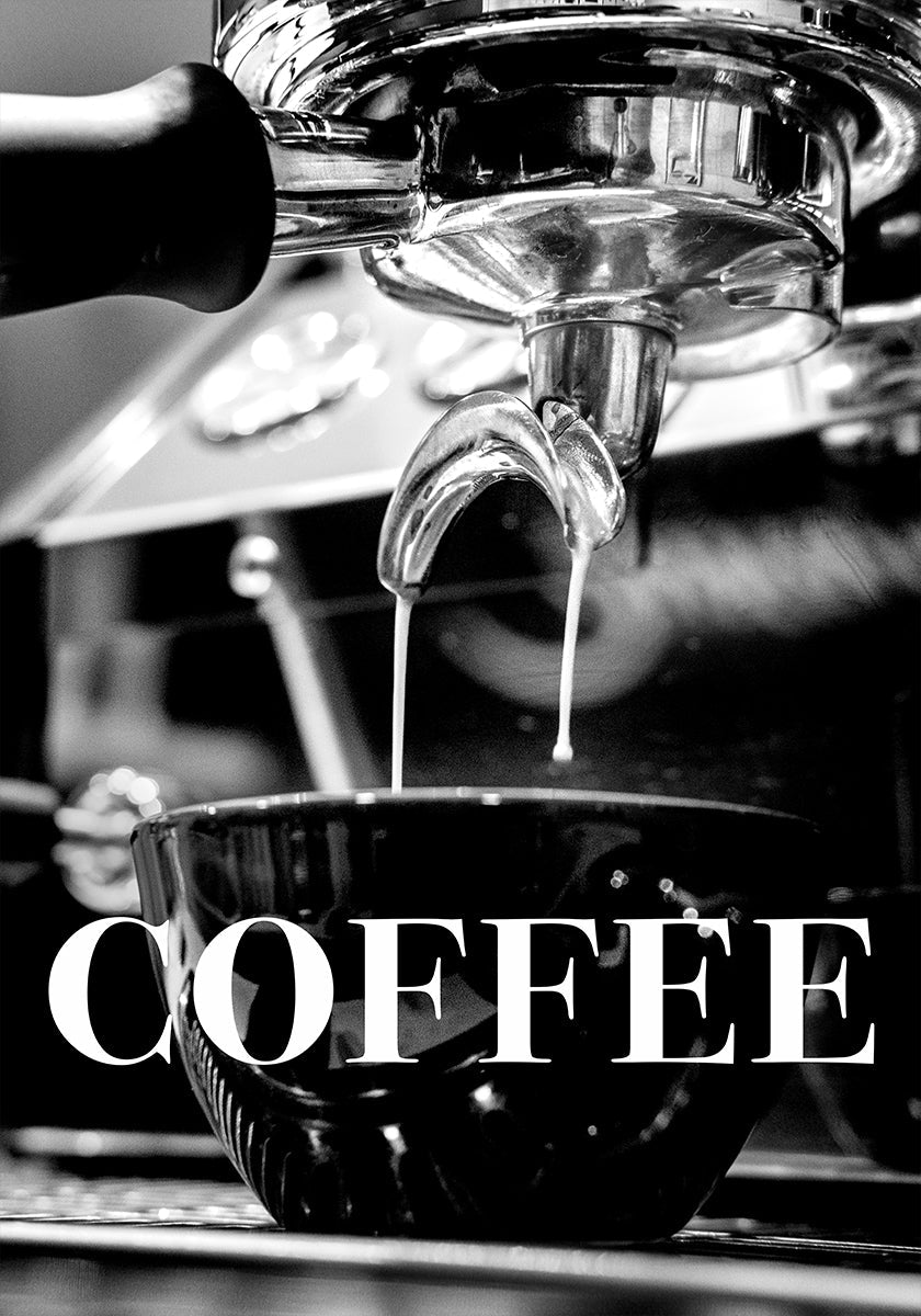 Coffee Text Poster