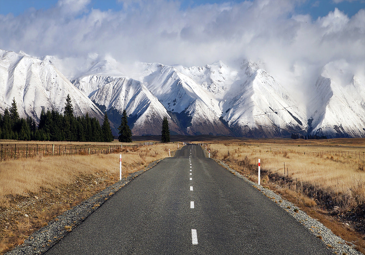Lake Ohau Road Poster