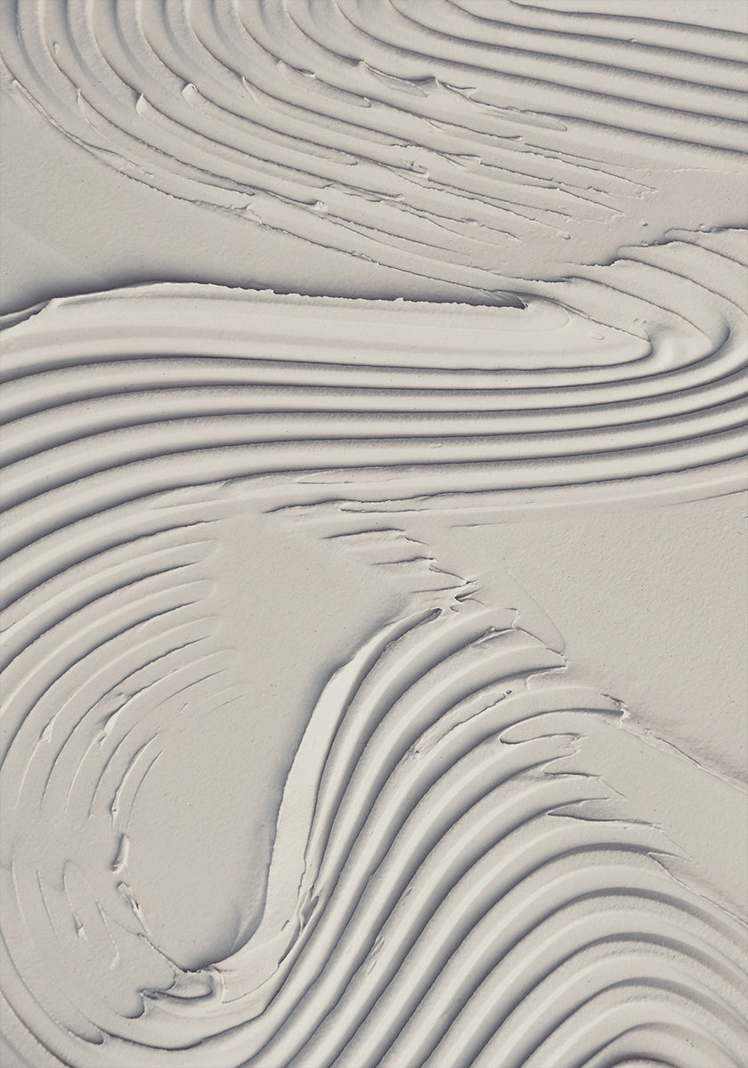 Mud Texture 14 Beige Poster