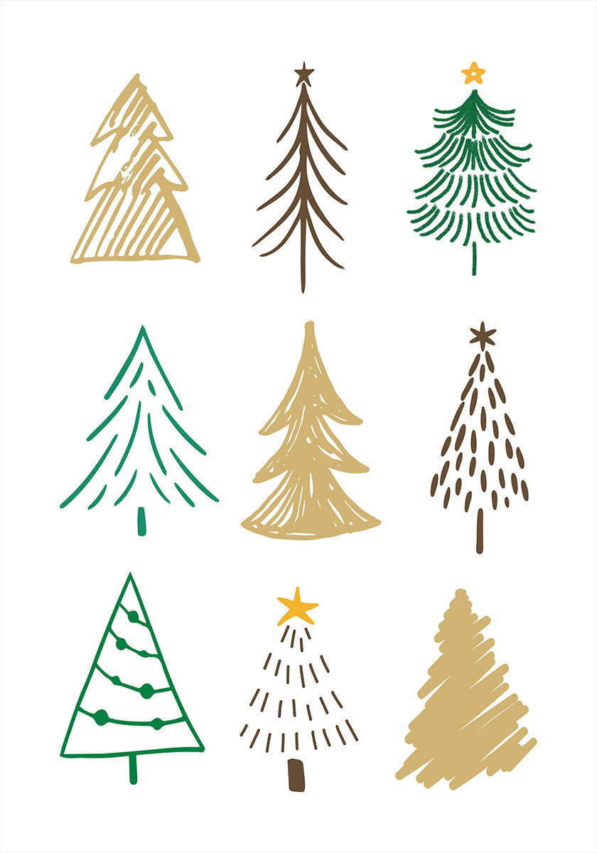 Christmas Trees 1 Poster