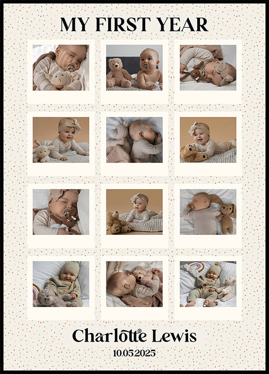 Baby's First Year Personal - Posterbox