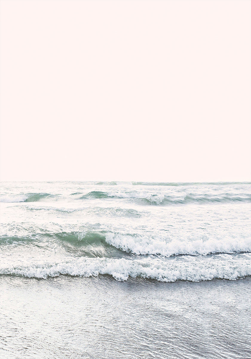 Blush Ocean Poster