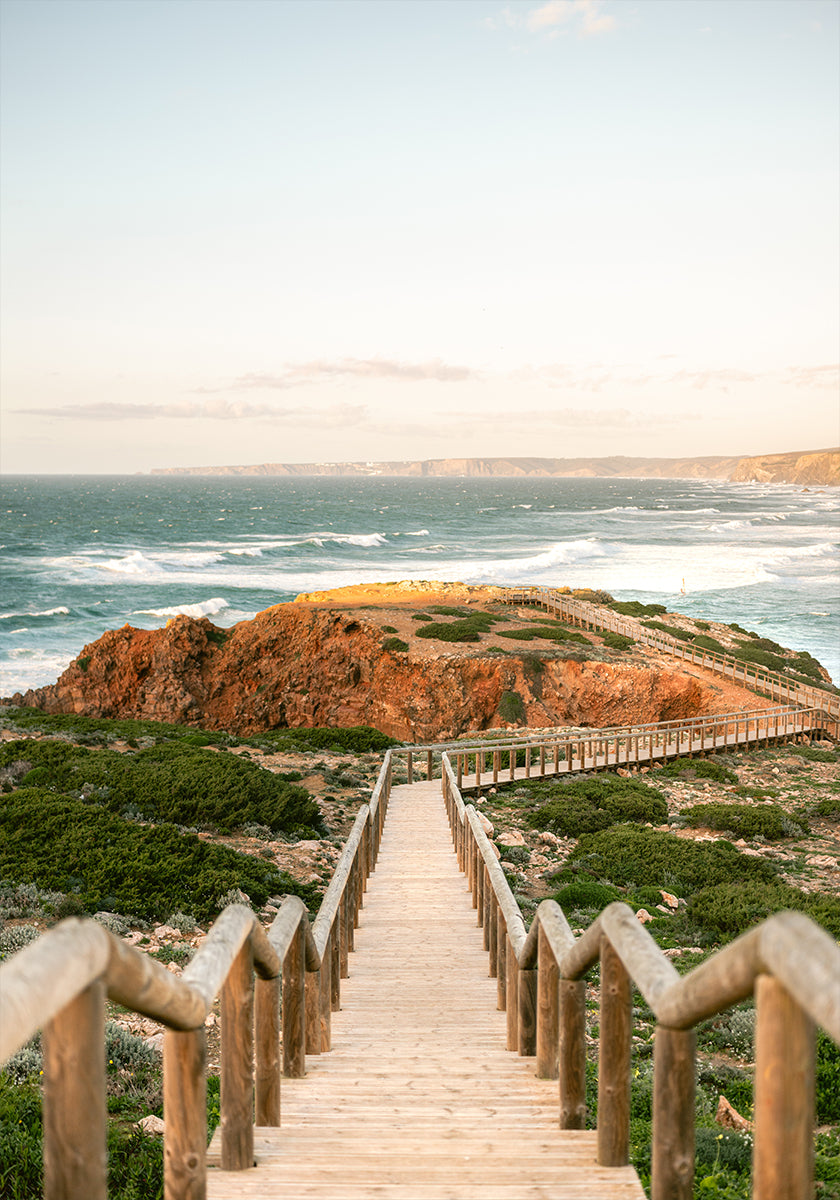 Walkway into the Algarve Poster