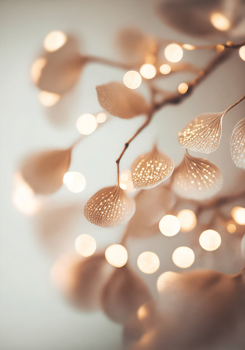 Glowing Petals Poster