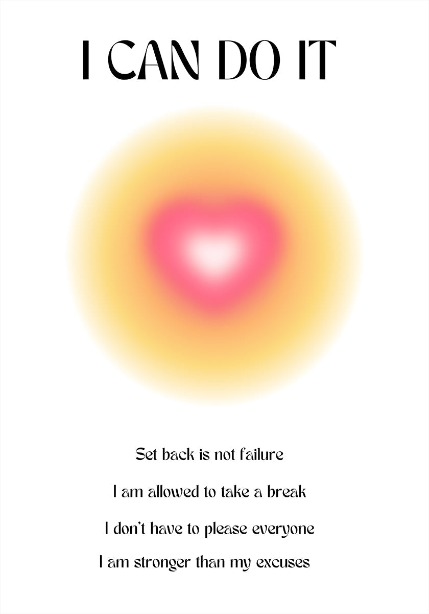 Motivational Aura Poster