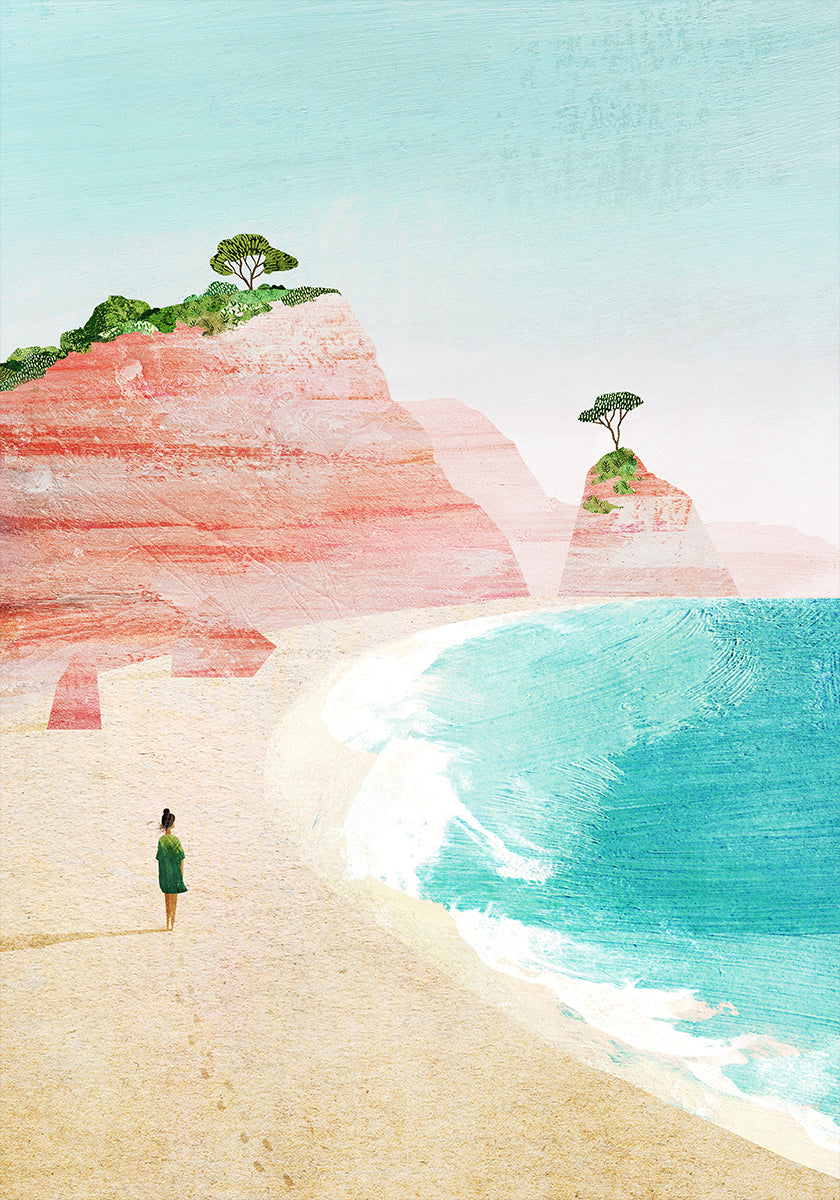 Beach Girl iv Poster