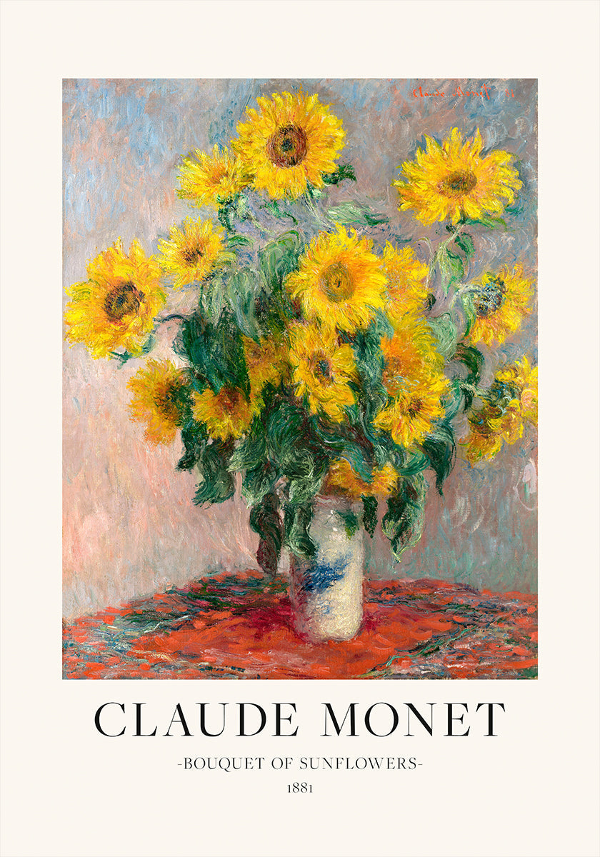 Bouquet Of Sunflowers Poster