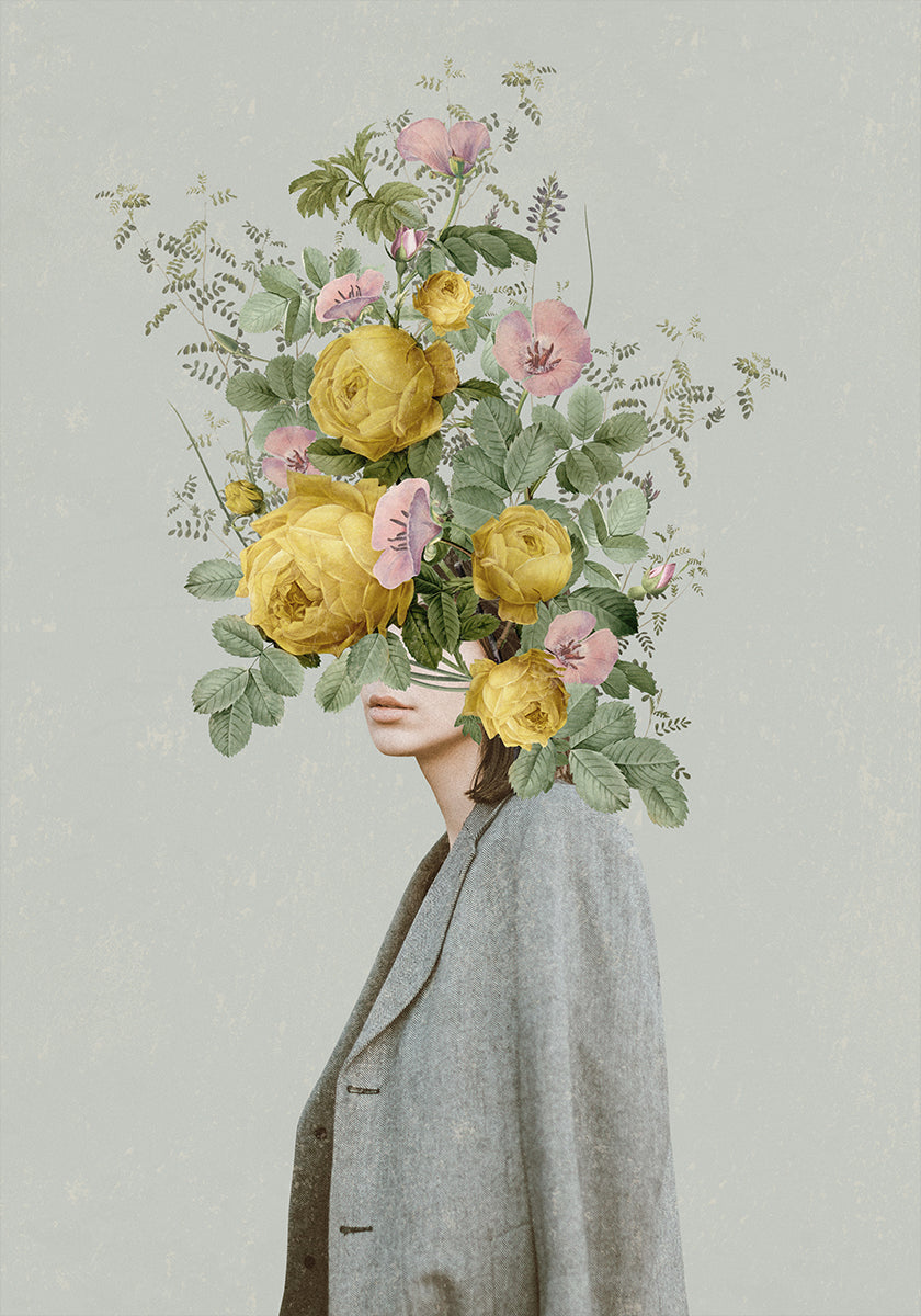 Yellow bouquet Poster