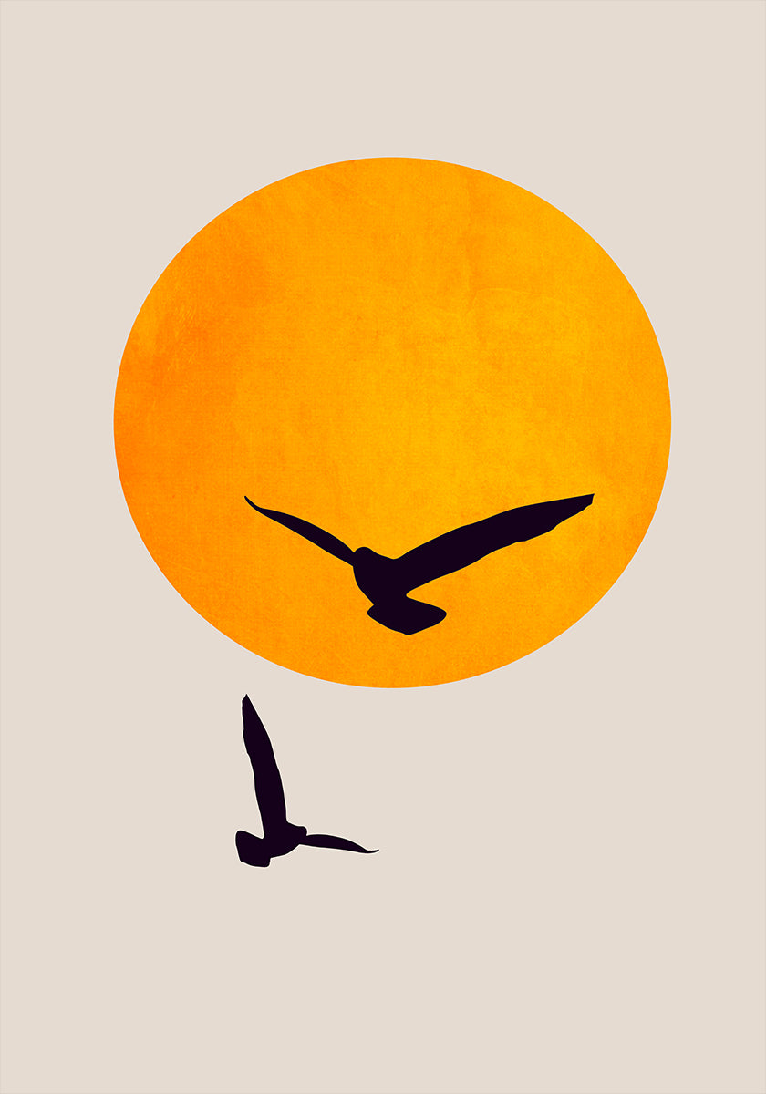 Birds In The Sky Poster