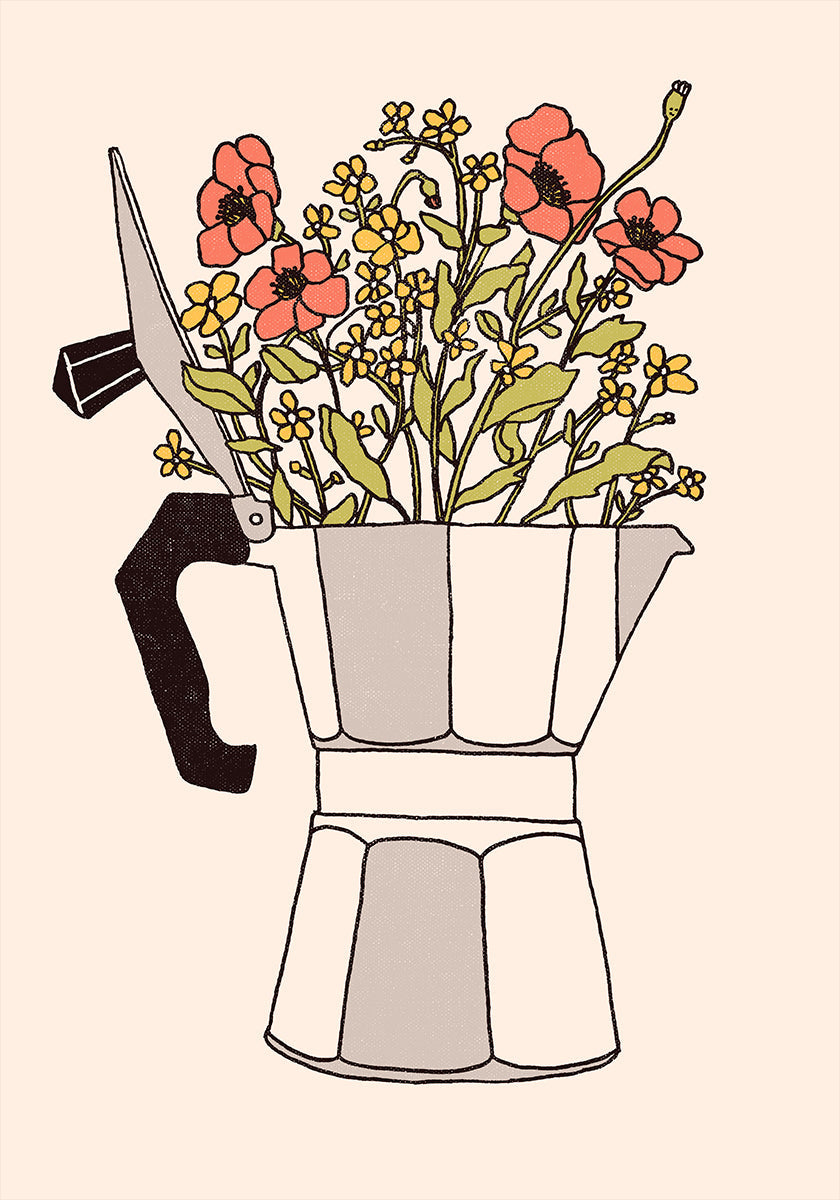Moka Flowers Poster