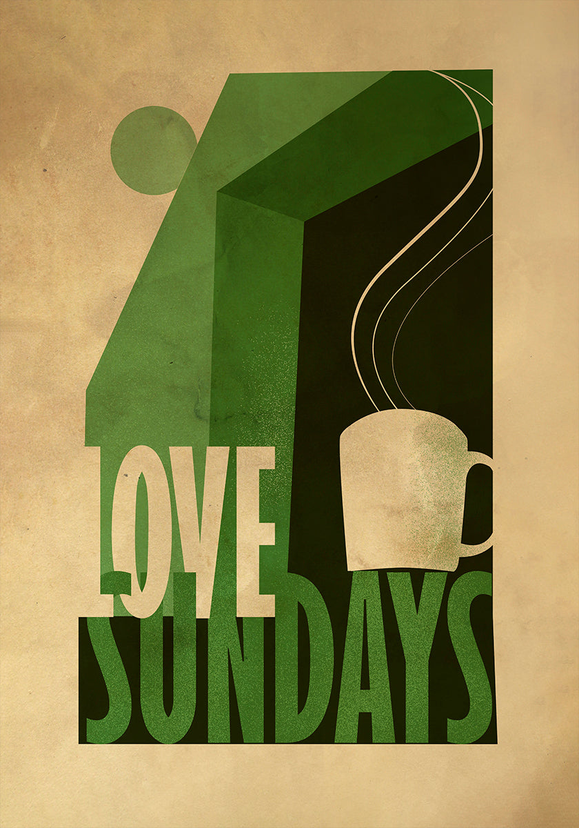 Love Sunday print
