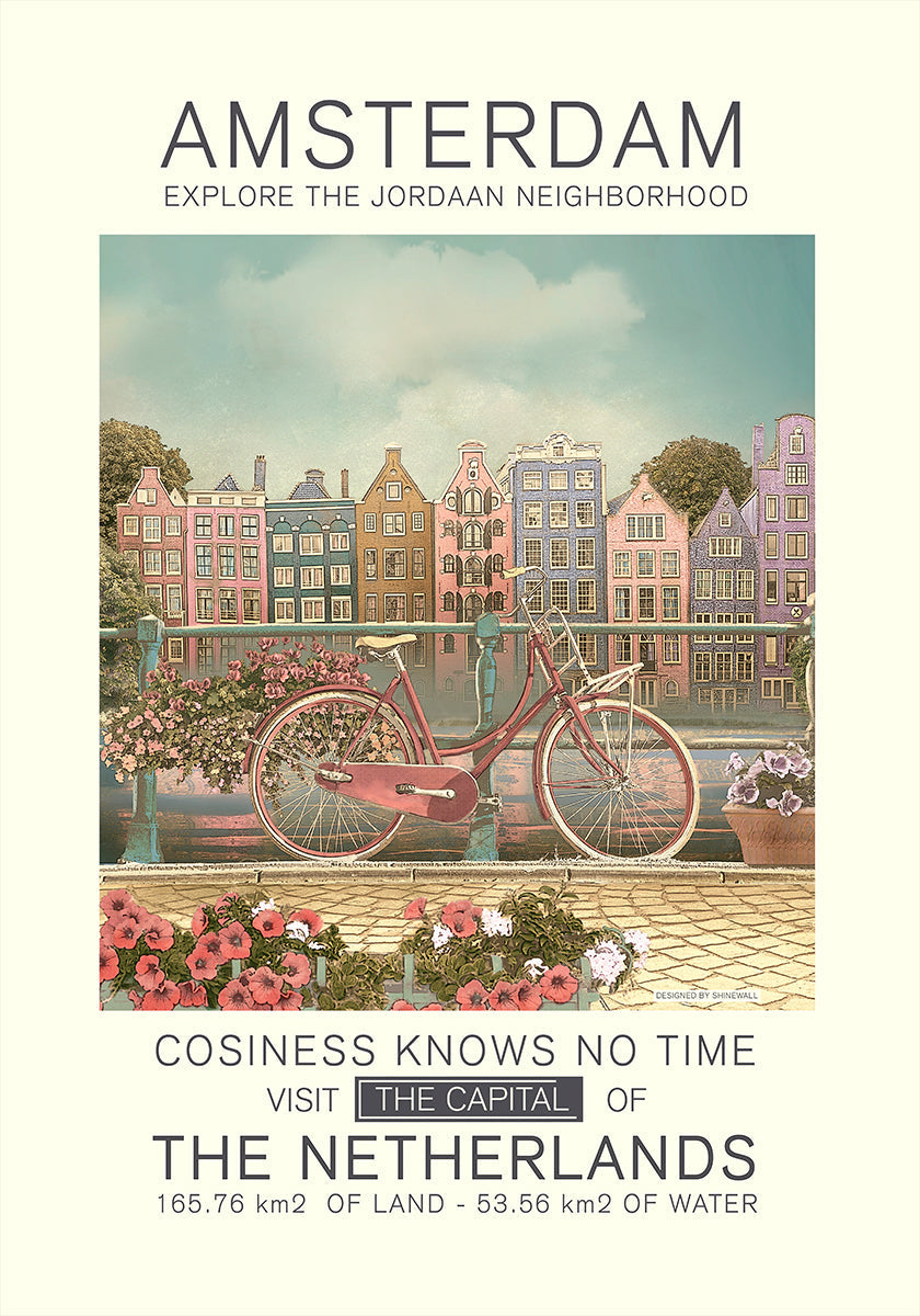 Amsterdam print Poster