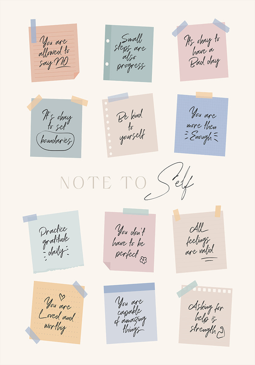 Note To Self Poster