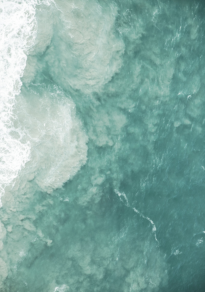 Ocean's Gentle Swirl