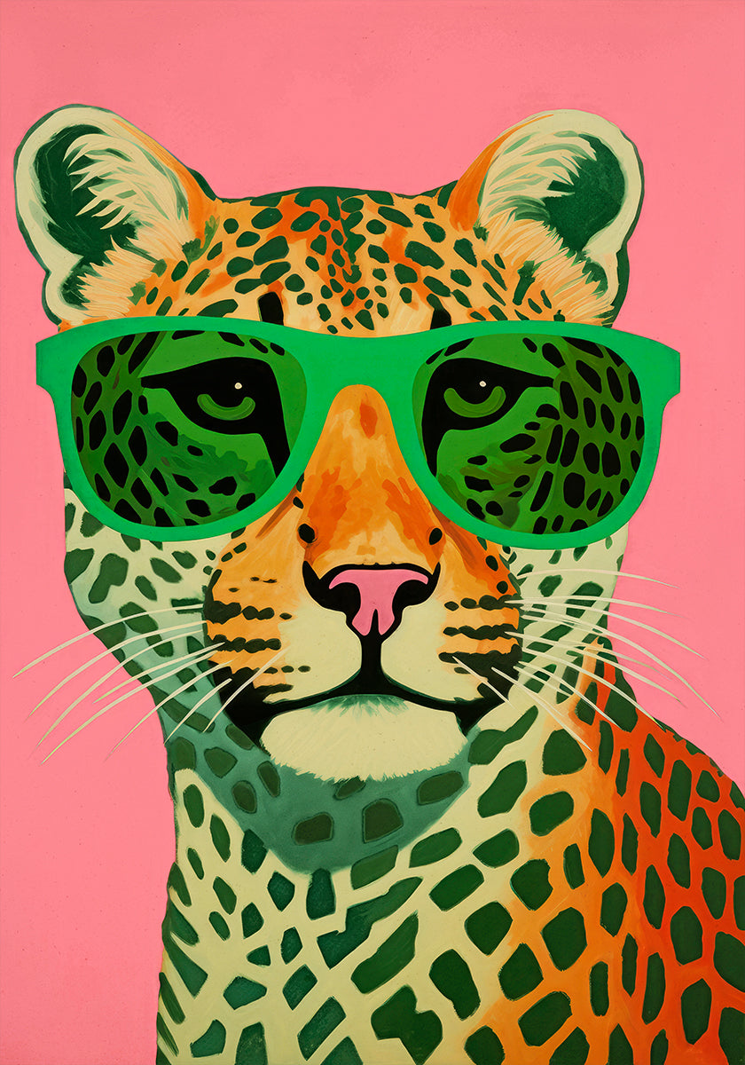 Cool Cat Portrait Poster