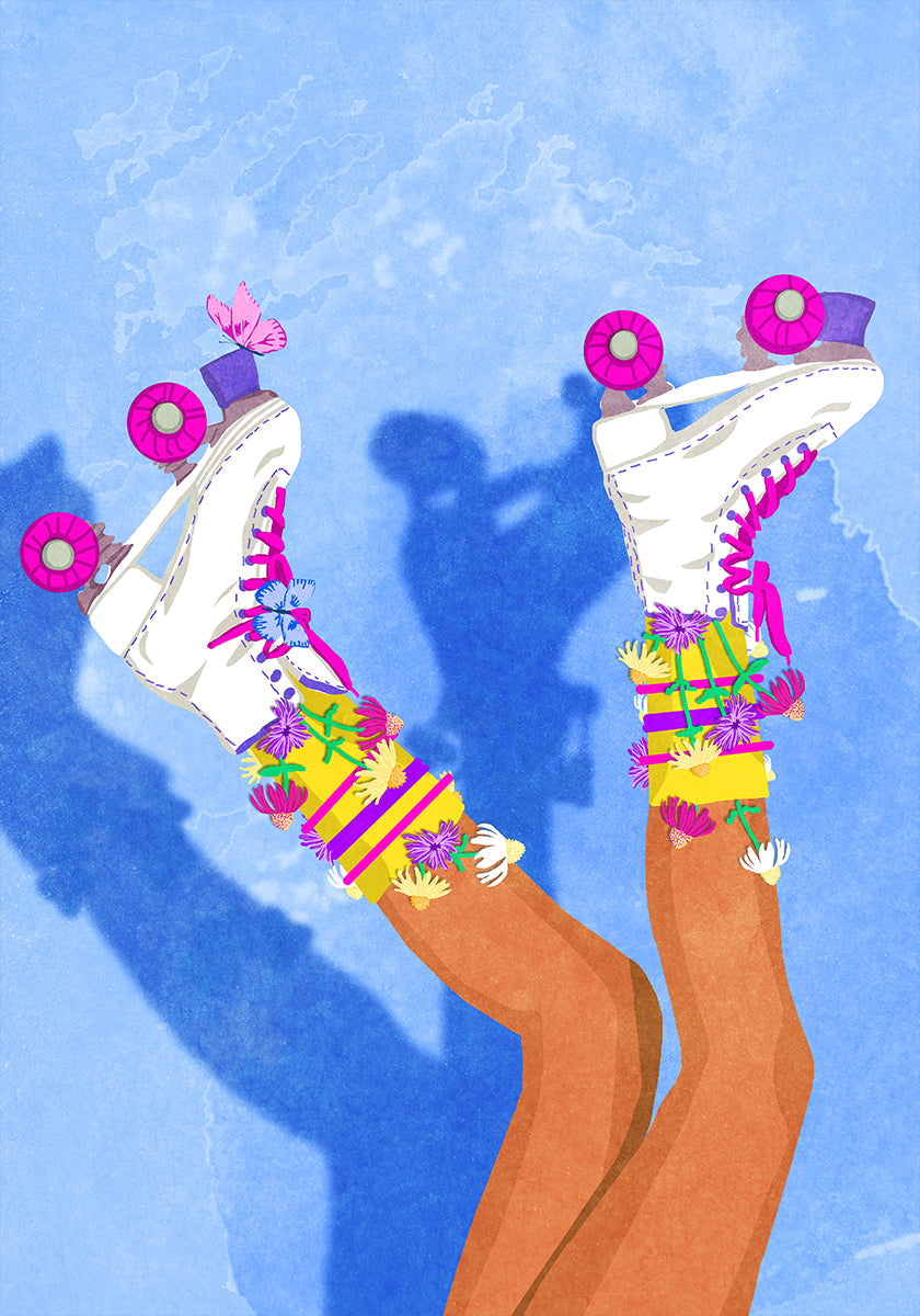 Skate like a Girl Poster