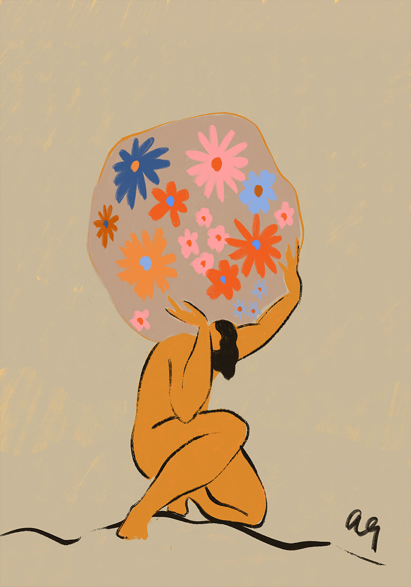 World On Her Shoulders Poster