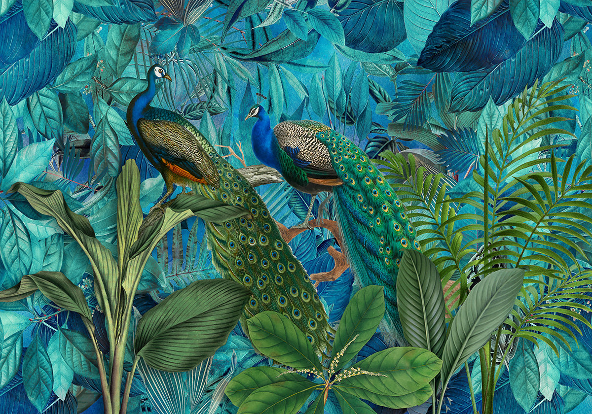 Jungle Birds Garden No1 Poster
