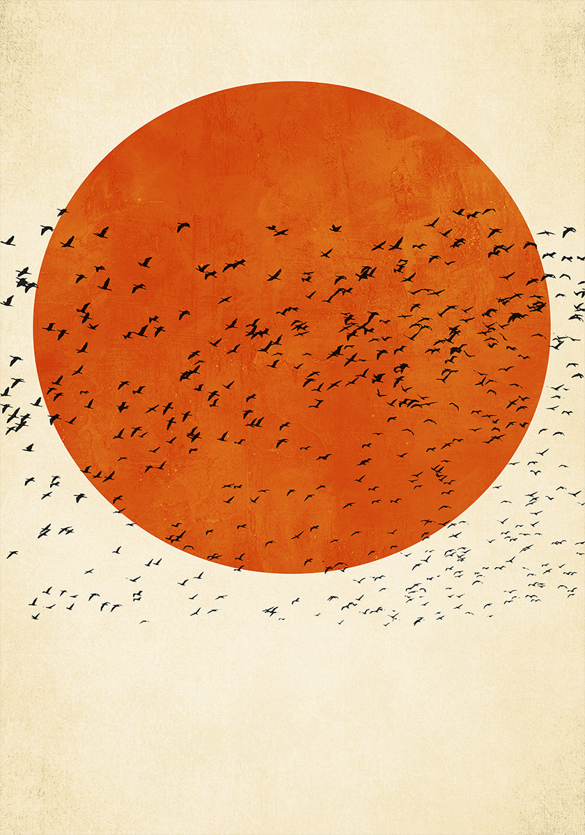 Birds In the Sun Poster
