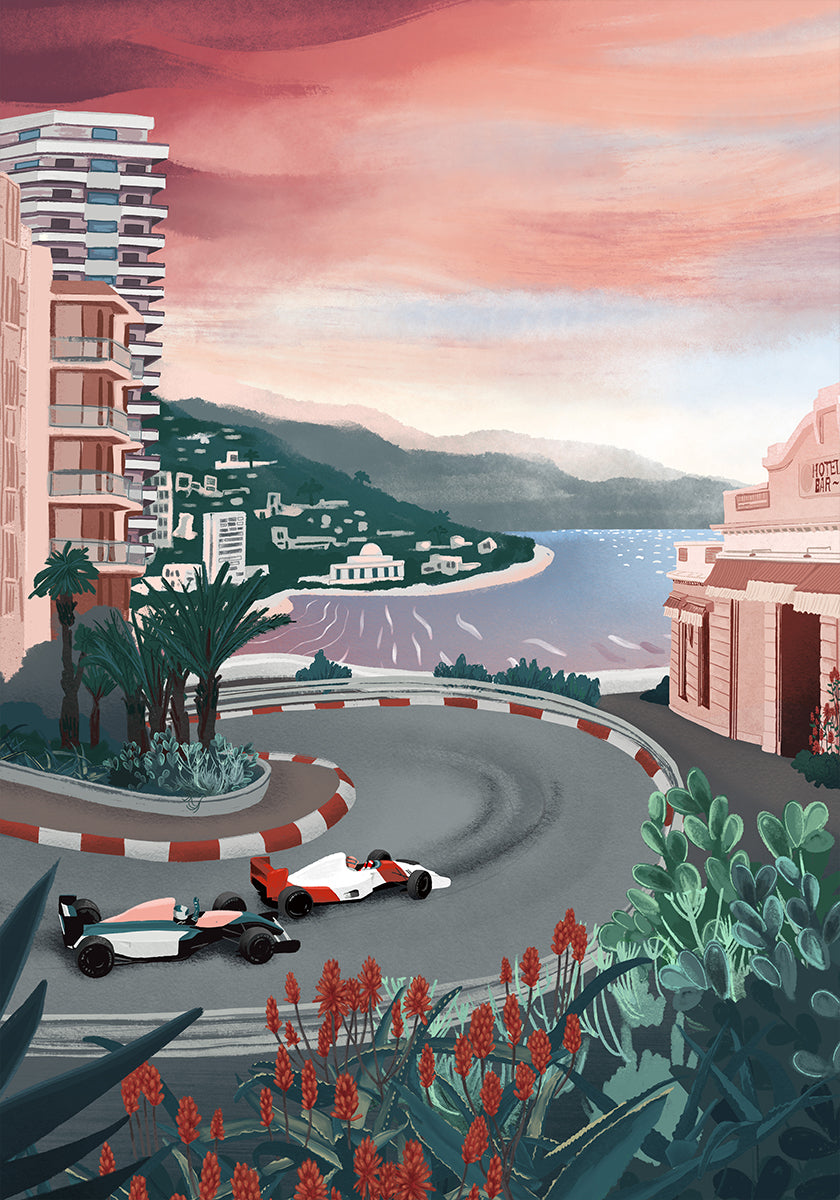 Monaco Circuit Poster