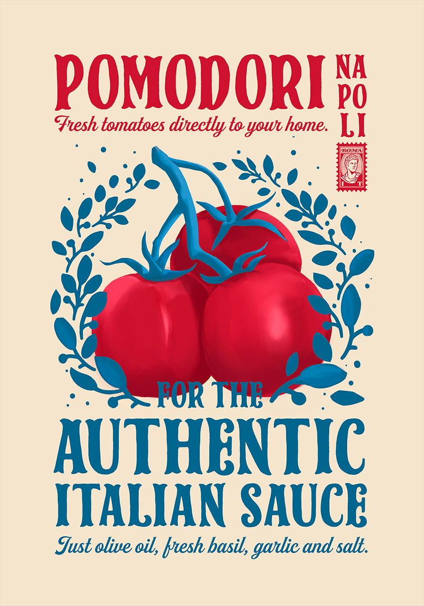 Pomodori Kitchen print