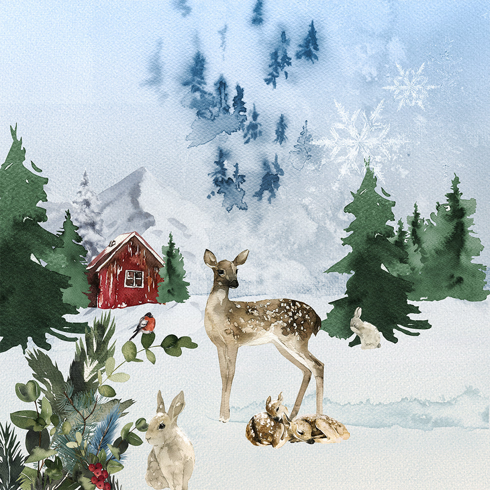 Woodland Winter Tale Poster