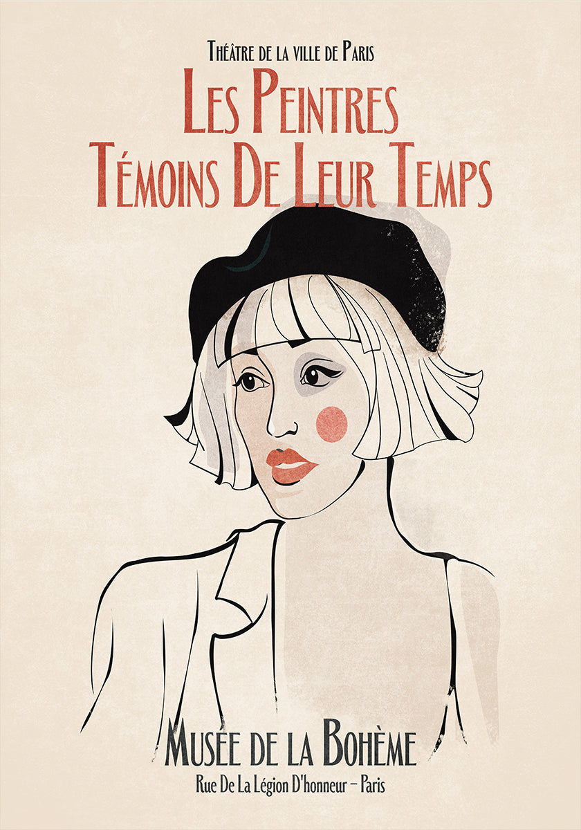 Parisian Muse Poster