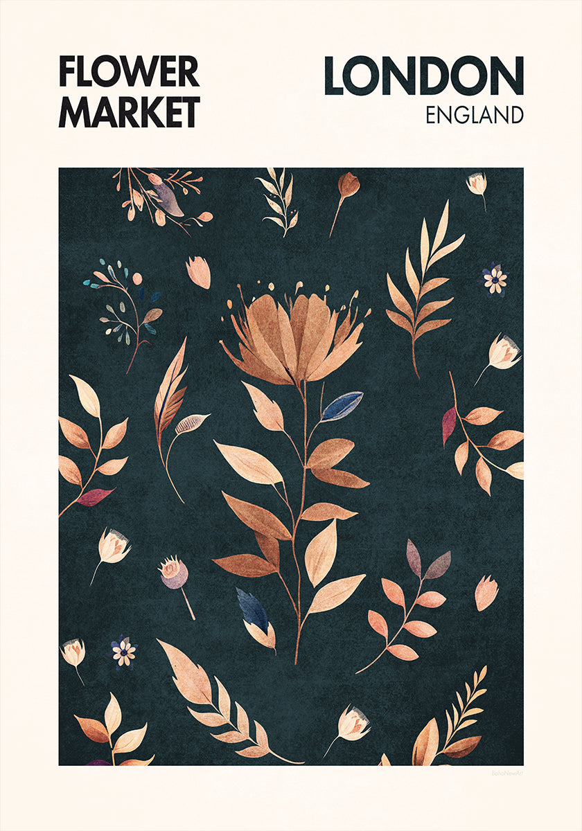 Petals in London Poster