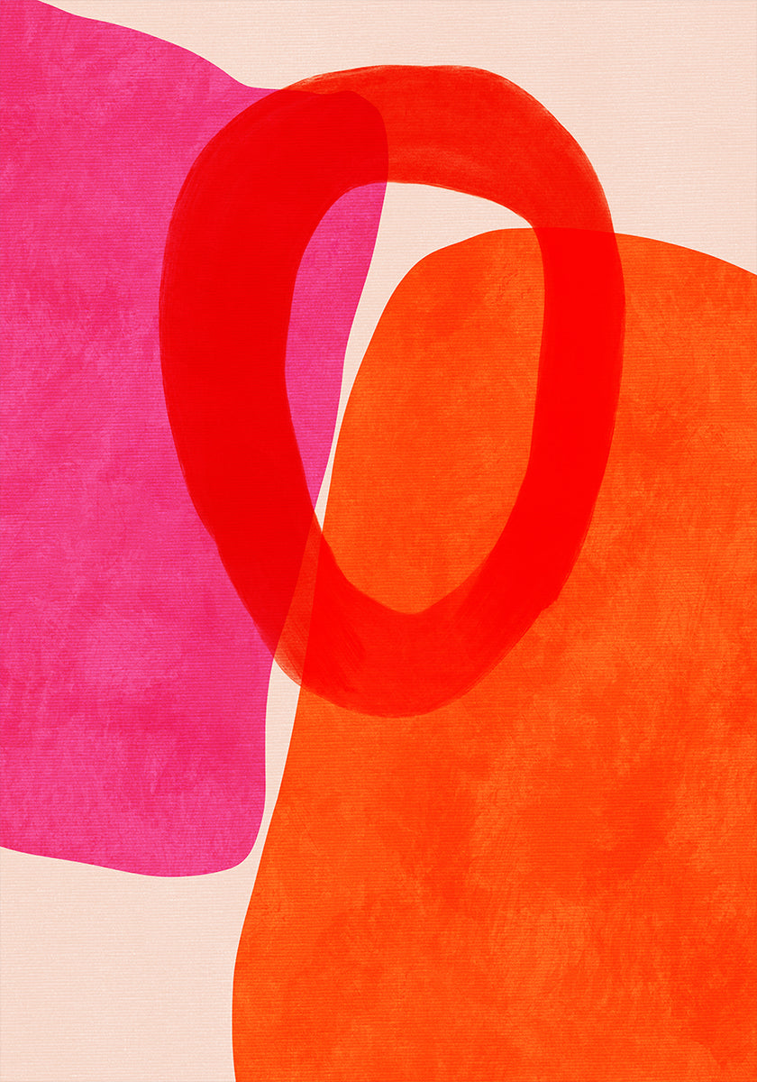 Painted Lines 5 Copy Poster