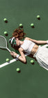 On the Tennis Court Poster - Posterbox.no