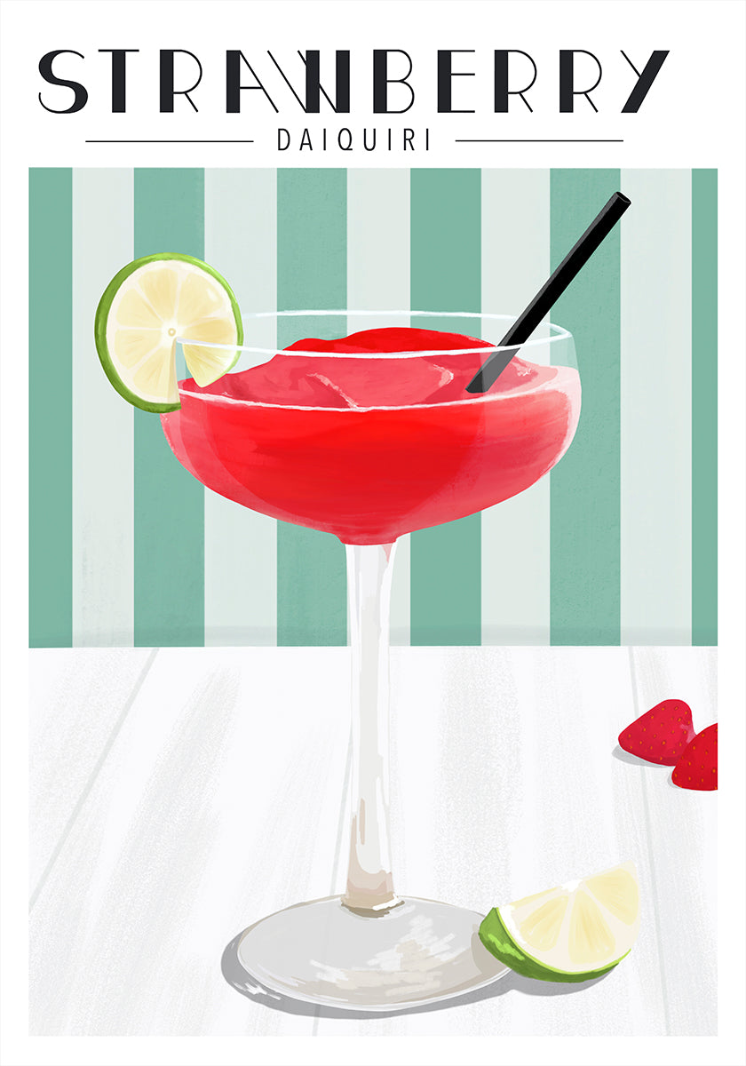 Strawberry Daiquiri Poster