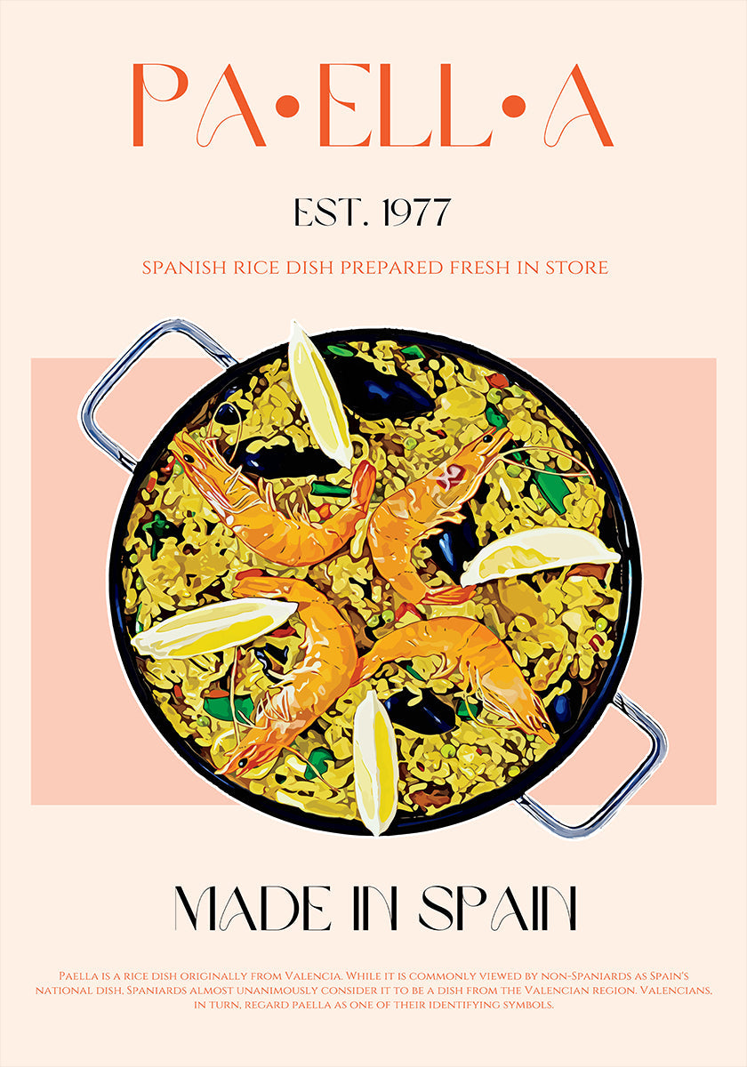 Paella Perfection Poster