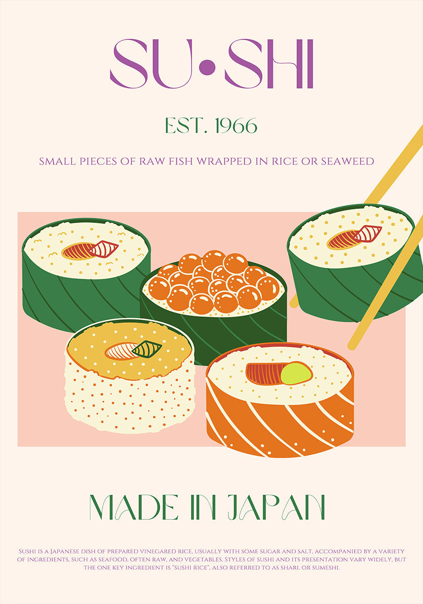 Sushi Delight Poster