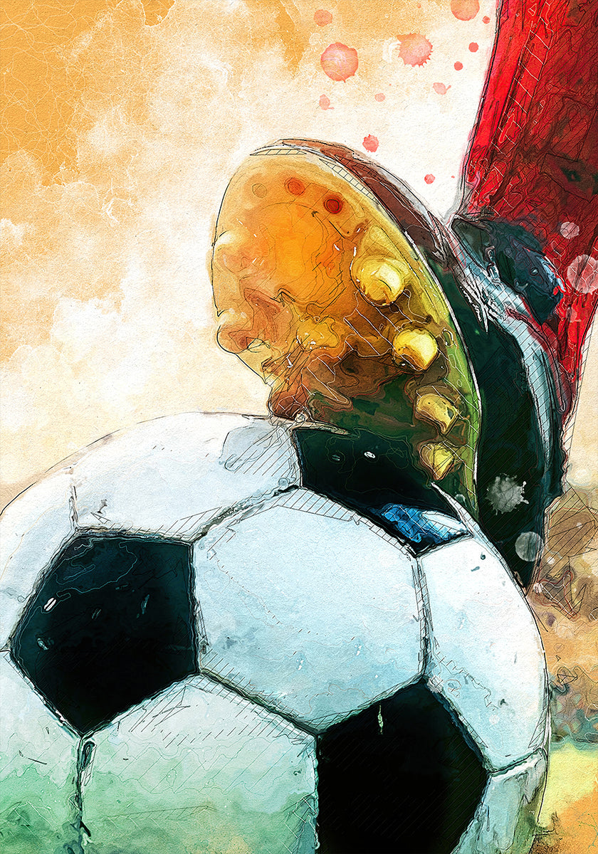 Football 1 sport art Poster