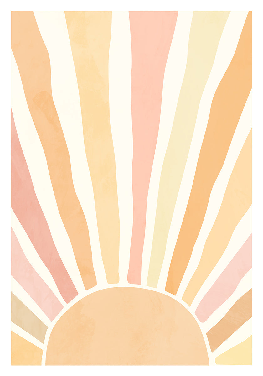 Boho sunrise Poster