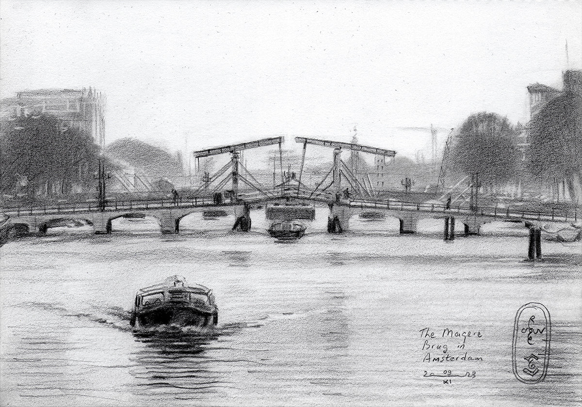 The Magere Brug In Amsterdam - 09-11-23 Poster
