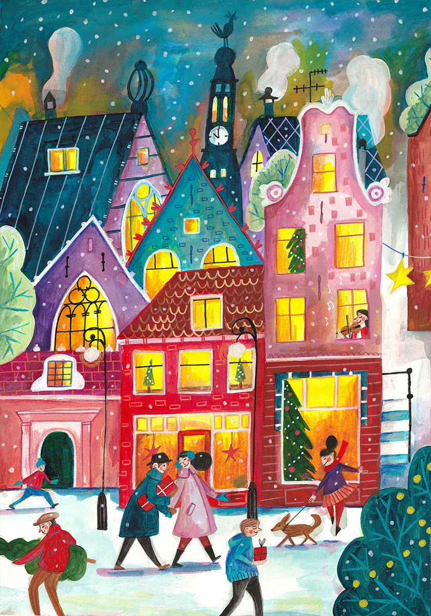 Christmas in Amsterdam Poster