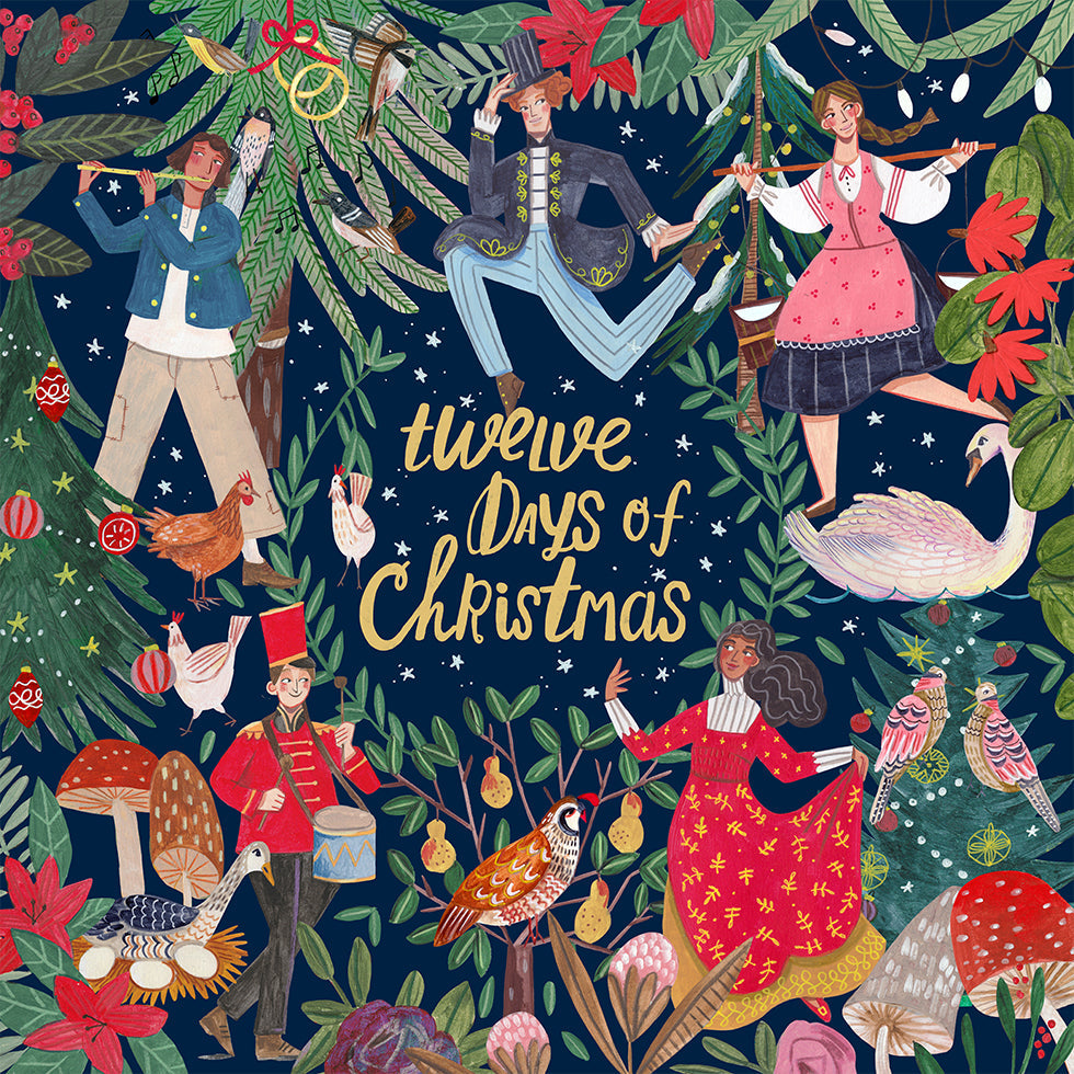 Twelve Days of Christmas Poster