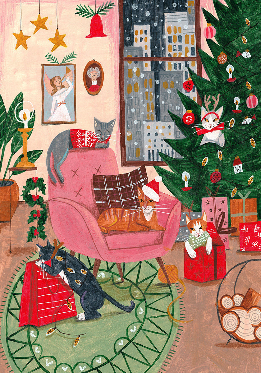 Christmas Cats in NEW Poster