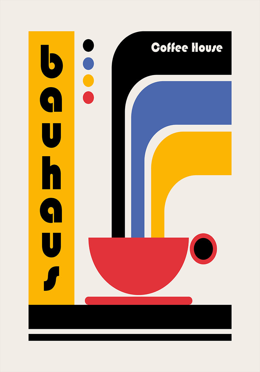 Bauhaus Coffee House Poster