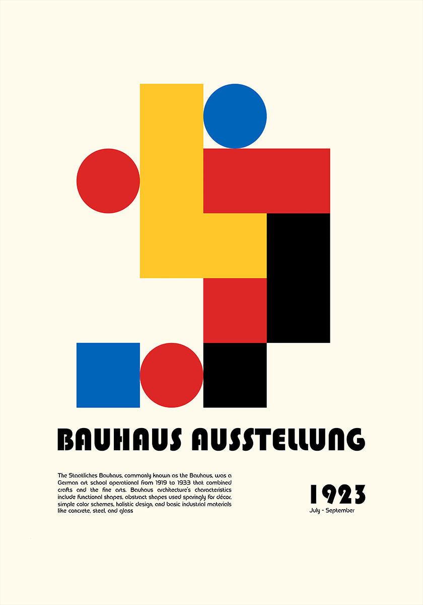 Bauhaus Ausstellung Poster