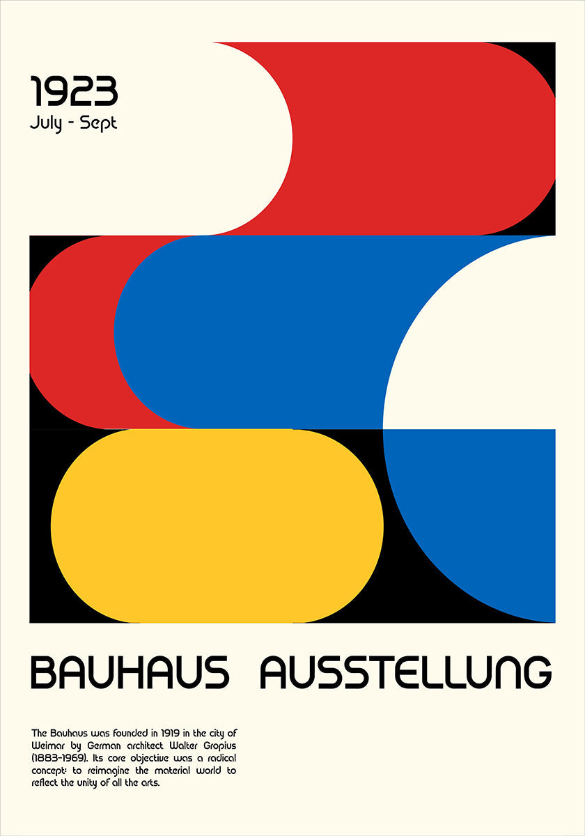 Bauhaus Exhibition 1923 Poster
