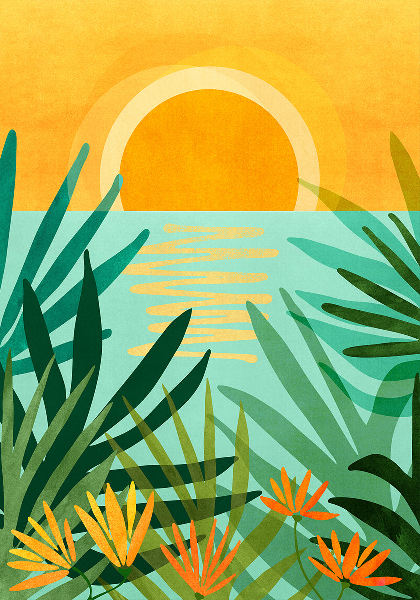Peaceful Tropics Poster