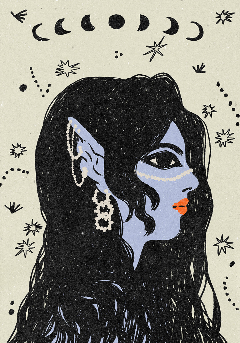 Portrait of a mermaid