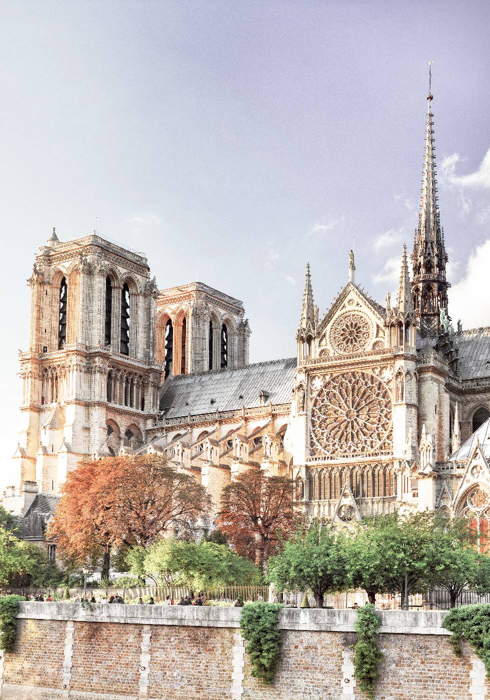 Notre Dame Page Poster - Posterbox.no